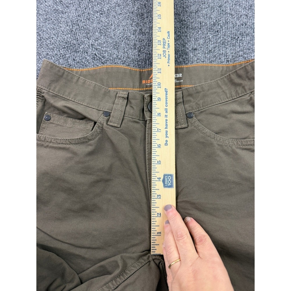 Ridgecut Toughwear Carpenter Pants Mens 30x32 Brown Canvas Utility Workwear - Picture 11 of 14